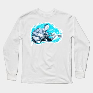 Wes Montgomery - An illustration by Paul Cemmick Long Sleeve T-Shirt